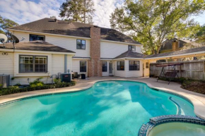 Roomy Houston Rental with Home Office and Private Pool